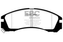 Carica l&#39;immagine nel visualizzatore di Gallery, EBC 91-96 Dodge Stealth 3.0 2WD Redstuff Front Brake Pads