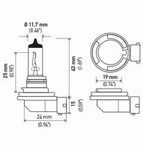 Charger l&#39;image dans la galerie, Hella Bulb H8 12V 35W Pgj191 T4 Sb