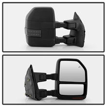 Laden Sie das Bild in den Galerie-Viewer, xTune 08-15 Ford F-250 SD Heated Adj LED Signal Power Mirror - Smk (MIR-FDSD08S-G4-PW-RSM-SET)