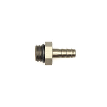 गैलरी व्यूवर में इमेज लोड करें, DeatschWerks 8AN ORB Male to 3/8in Male Triple Barb Fitting (Incl O-Ring) - Anodized Matte Black