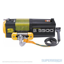 Load image into Gallery viewer, Superwinch 5500 LBS 12 VDC 7/32in x 60ft Steel Rope S5500 Winch