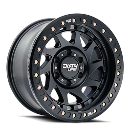 Dirty Life 9313 Enigma Race 17x9 / 8x170 BP / -12mm Offset / 125.2mm Hub Matte Black Wheel