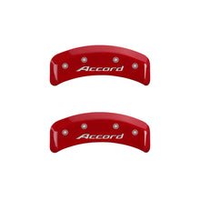 गैलरी व्यूवर में इमेज लोड करें, MGP 4 Caliper Covers Engraved Front Accord Engraved Rear Accord Yellow finish black ch