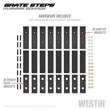 गैलरी व्यूवर में इमेज लोड करें, Westin Grate Steps Running Boards 75 in - Textured Black