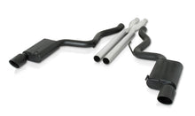 Carica l&#39;immagine nel visualizzatore di Gallery, Gibson 15-17 Ford Mustang GT 5.0L 3in Cat-Back Dual Exhaust - Black Elite (Ceramic)