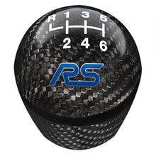 Laden Sie das Bild in den Galerie-Viewer, Ford Racing Focus RS Black Carbon Fiber Shift Knob 6 Speed