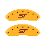 MGP 4 Caliper Covers Engraved Front & Rear ST Yellow finish black ch