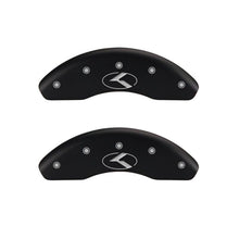 Cargar imagen en el visor de la galería, MGP 4 Caliper Covers Engraved Front &amp; Rear MGP Red Finish Silver Characters 2018 Tesla S