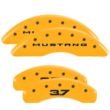 Carica l&#39;immagine nel visualizzatore di Gallery, MGP Front set 2 Caliper Covers Engraved Front MGP Red finish silver ch