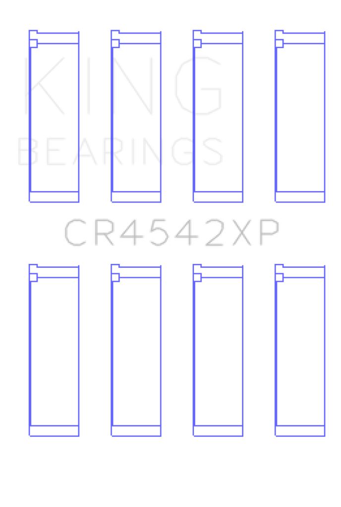King Honda K20 (Size STDX) Performance Rod Bearing Set