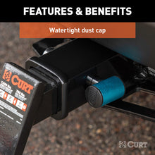 Load image into Gallery viewer, Curt 5/8in Hitch Lock (2in or 2-1/2in Receiver Right-Angle Chrome)