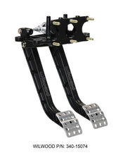 Carica l&#39;immagine nel visualizzatore di Gallery, Wilwood Adjustable-Trubar Dual Pedal - Brake / Clutch - Rev. Swing Mount - 6.25:1