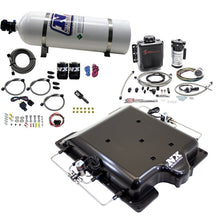 Carica l'immagine nel visualizzatore di Gallery, Nitrous Express Dodge Hellcat Supercharger Lid Nitrous/Water Injection Kit (100-400HP) w/15lb Bottle