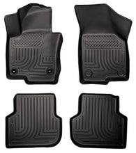 Laden Sie das Bild in den Galerie-Viewer, Husky Liners 2011 Volkswagen Jetta (Sedan) WeatherBeater Combo Black Floor Liners