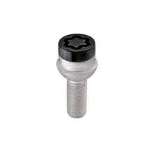 Laden Sie das Bild in den Galerie-Viewer, McGard Wheel Lock Bolt Set - 4pk. (Radius Seat) M14X1.5 / 17mm Hex / 27.0mm Shank Length - Black
