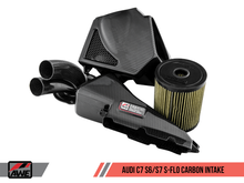 Cargar imagen en el visor de la galería, AWE Tuning Audi C7 S6 / S7 4.0T S-FLO Carbon Intake V2