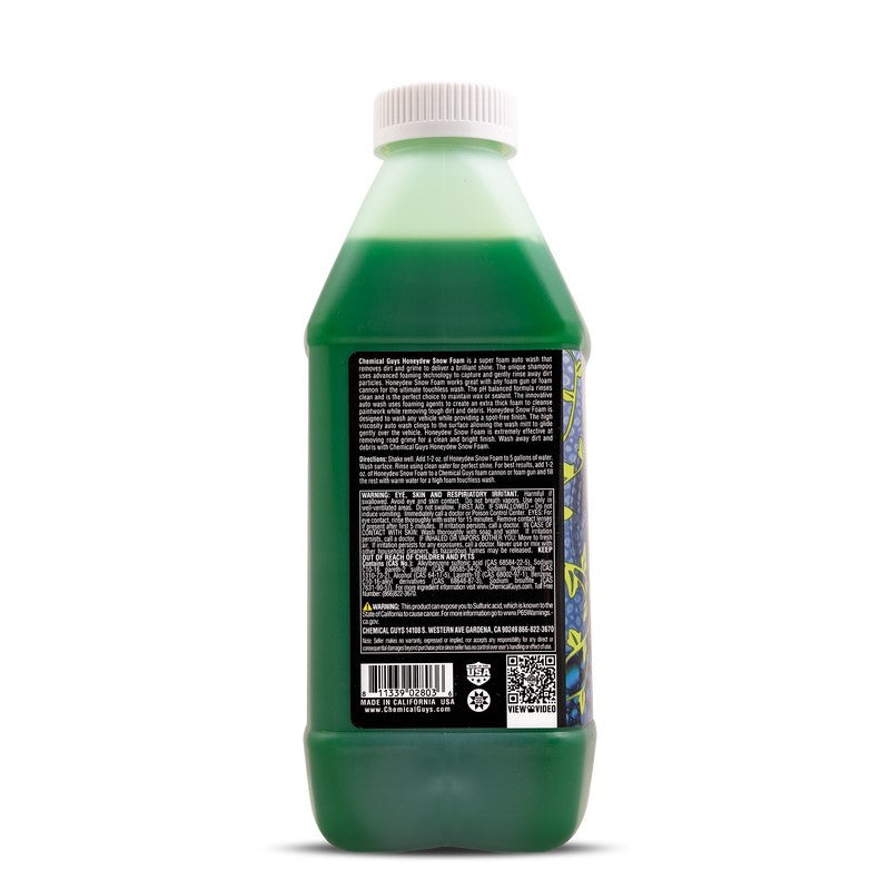 Chemical Guys Honeydew Snow Foam Auto Wash Cleansing Shampoo - 64oz - Single