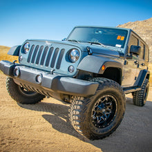 Cargar imagen en el visor de la galería, DV8 Offroad 2007-2018 Jeep JK Black Grille Inserts