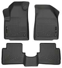 Laden Sie das Bild in den Galerie-Viewer, Husky Liners 2013 Dodge Dart WeatherBeater Black Front &amp; 2nd Seat Floor Liners