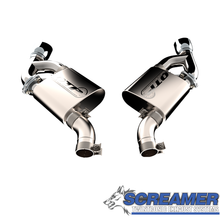 Cargar imagen en el visor de la galería, QTP 16-18 Chevrolet Camaro SS 6.2L 304SS Screamer Axle Back Exhaust w/4.5in Dual Tips