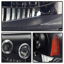 Cargar imagen en el visor de la galería, Spyder Ford F250/350 05-07 Projector Headlights LED Halo LED Blk Smke PRO-YD-FS05-HL-BSM