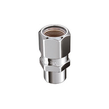 Laden Sie das Bild in den Galerie-Viewer, McGard Hex Lug Nut (Drag Racing Short Shank) M12X1.5 / 13/16 Hex / 1.6in. Length (4-Pack) - Chrome
