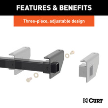 Load image into Gallery viewer, Curt Adjustable RV Trailer Hitch 2in Receiver (Up to 51in Frames 2in Drop)