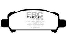Laden Sie das Bild in den Galerie-Viewer, EBC 02-06 Subaru Baja 2.5 Redstuff Rear Brake Pads