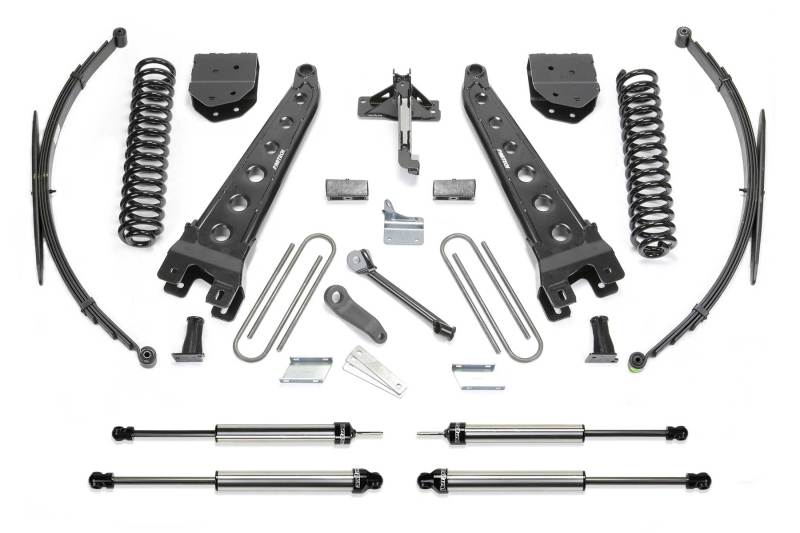 Fabtech 08-10 Ford F250 4WD 10in Radius Arm System w/DL Shocks