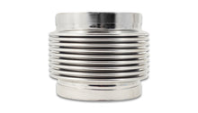 Charger l&#39;image dans la galerie, Vibrant SS Bellow Assembly w/ Solid Liner 2.5in Inlet/Outlet ID x 4in OAL Electro Polished