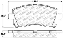 गैलरी व्यूवर में इमेज लोड करें, StopTech Performance 02-03 WRX Front Brake Pads