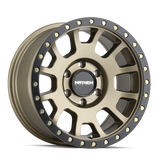 Mayhem 8302 Scout 18x9 / 6x135 BP / 0mm Offset / 87.1mm Hub Matte Gold w/ Matte Black Lip Wheel