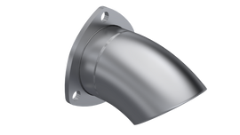 QTP 3in Bolt-On QTEC Adjustable Turn Down