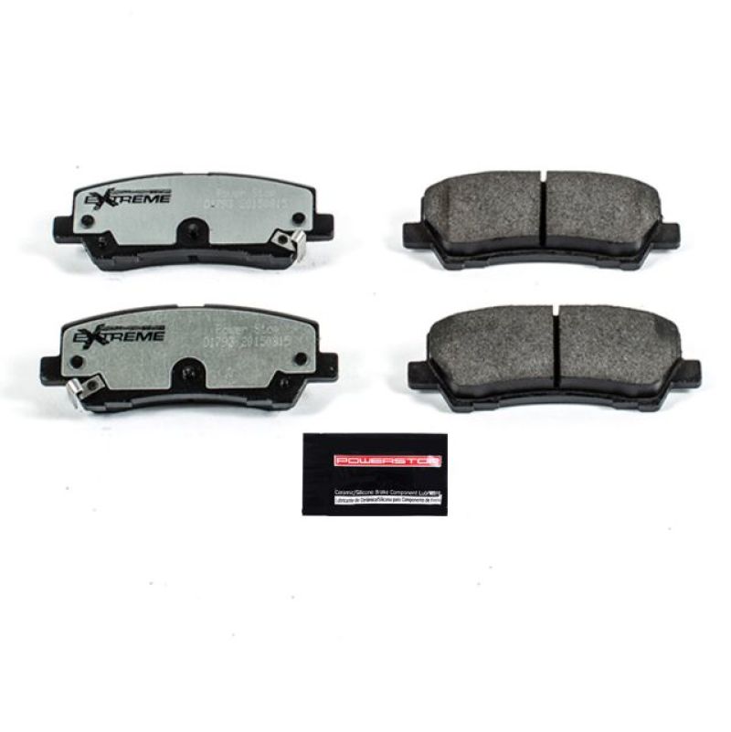 Power Stop 15-19 Ford Mustang Rear Z26 Extreme Street Brake Pads w/Hardware - 2to4wheels