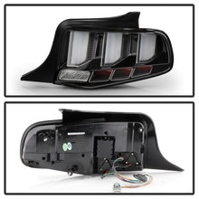 Carica l&#39;immagine nel visualizzatore di Gallery, Spyder 10-12 Ford Mustang - Light Bar Seq. Turn Signal LED Tail Lights - Black - ALT-YD-FM10-LED-BK