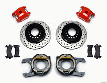 Carica l&#39;immagine nel visualizzatore di Gallery, Wilwood D154 P/S P-B Kit Drilled-Red Chevy C-10 2.42 Offset 5-lug