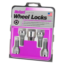 Laden Sie das Bild in den Galerie-Viewer, McGard Wheel Lock Bolt Set - 4pk. (Cone Seat) M12X1.5 / 21mm Hex / 18.2mm Shank Length - Chrome