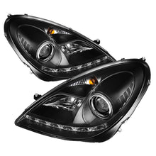 Laden Sie das Bild in den Galerie-Viewer, Spyder Mercedes Benz SLK 05-10 Projector Xenon/HID Model- DRL Blk PRO-YD-MBSLK05-HID-DRL-BK