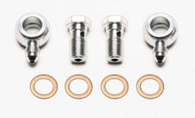 गैलरी व्यूवर में इमेज लोड करें, Wilwood Banjo Fitting Kit -3 male to 7/16 Banjo Bolts &amp; Crush Washers (2 qty)
