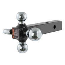 गैलरी व्यूवर में इमेज लोड करें, Curt Multi-Ball Mount w/Hook (2in Solid Shank 1-7/8in 2in &amp; 2-5/16in Chrome Balls)