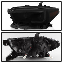 Carica l&#39;immagine nel visualizzatore di Gallery, xTune 16-18 Toyota Tacoma SR/SR5 DRL Proj Headlights w/Turn Signal - Blk Smk (PRO-JH-TTA16-SR-BSM)