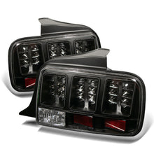 Cargar imagen en el visor de la galería, Spyder Ford Mustang 05-09 LED Tail Lights Black ALT-YD-FM05-LED-BK