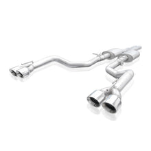 Laden Sie das Bild in den Galerie-Viewer, Stainless Works 15-19 Dodge Challenger 6.2L/6.4L Hemi 3in Legend Catback X-Pipe w/4in Quad Tips