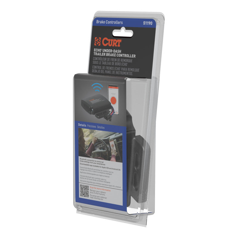 Curt Echo Under-Dash Trailer Brake Controller (w/ Bluetooth)