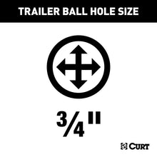 Load image into Gallery viewer, Curt 85-90 Volkswagen Jetta Class 1 Fixed-Tongue Trailer Hitch w/3/4in Trailer Ball Hole