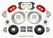 Carica l&#39;immagine nel visualizzatore di Gallery, Wilwood Narrow Superlite 6R Front Hub Kit 14.00in Red WWE ProSpindle (5x4.75in 5x5.00in Hub)