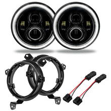 Carica l'immagine nel visualizzatore di Gallery, Oracle Jeep Wrangler JL/Gladiator JT 7in. High Powered LED Headlights (Pair) - White