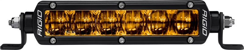 Rigid Industries 6in SR-Series Pro Dot / SAE Fog Lights (Pair) - Selective Yellow - 2to4wheels