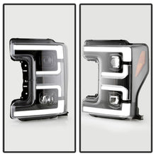 Carica l&#39;immagine nel visualizzatore di Gallery, Spyder 17-18 Ford F250/F350/F450 Super Duty Halogen Model Only -White Light Bar- PRO-YD-FS17HALSI-BK