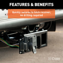 Load image into Gallery viewer, Curt Easy-Mount Brackets for 4 or 5-Flat &amp; 6 or 7-Round (2in Receiver 10-Pack)